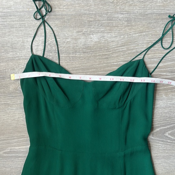 Reformation Juliette midi Dress Emerald - Picture 14 of 16